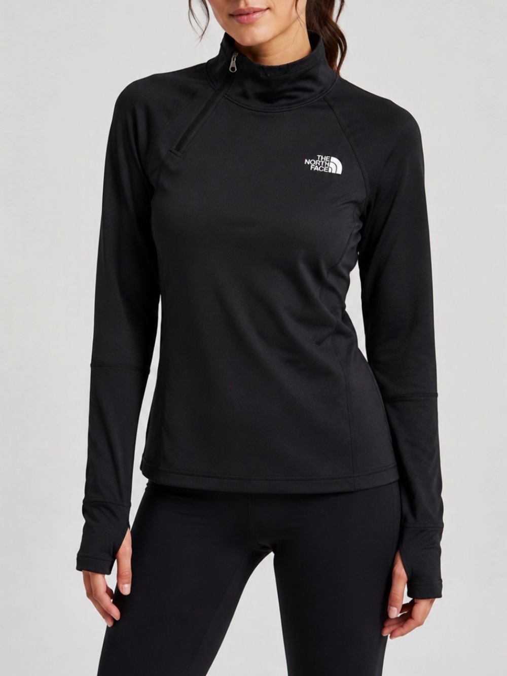 The North Face Black Fitted Hoodie Sweatshirt